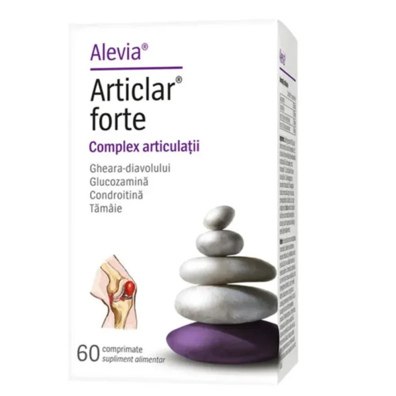 Articlar forte, 60 comprimate, Alevia — preț și oferte