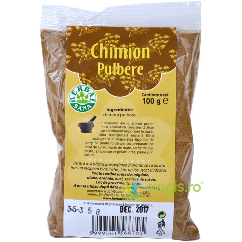 Chimion Pulbere 100gr Herbavit — preț și oferte
