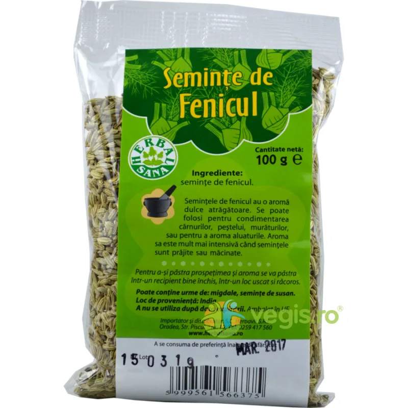Fenicul 100gr Herbavit — preț și oferte