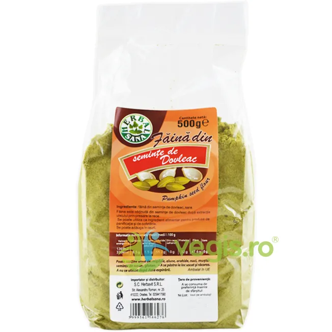 Faina din Seminte de Dovleac 500g Herbavit — preț și oferte