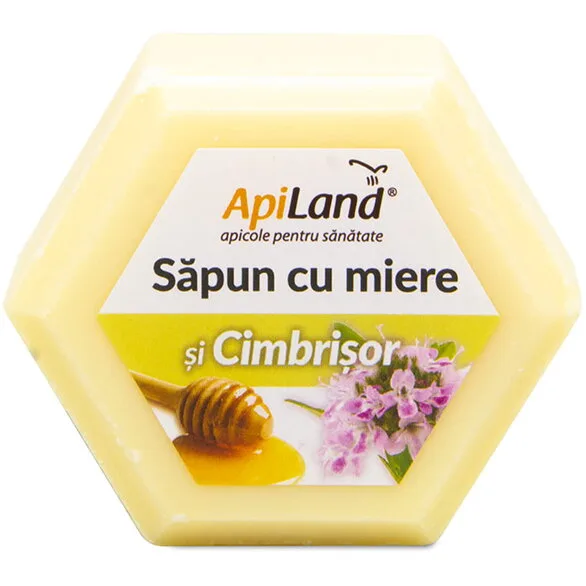 Sapun Natural cu Miere si Cimbrisor 100g APILAND — preț și oferte