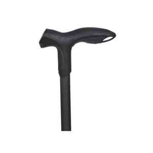 Baston reglabil cu tub de aluminiu si maner antialunecare Step Soft - Negru