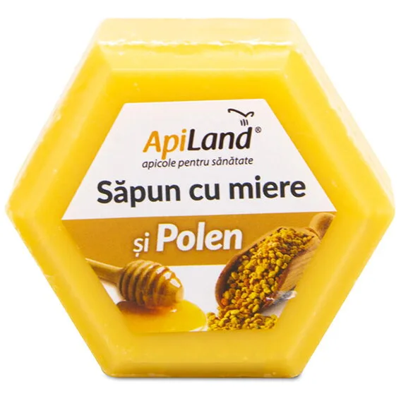 Sapun Natural cu Miere si Polen 100g APILAND — preț și oferte