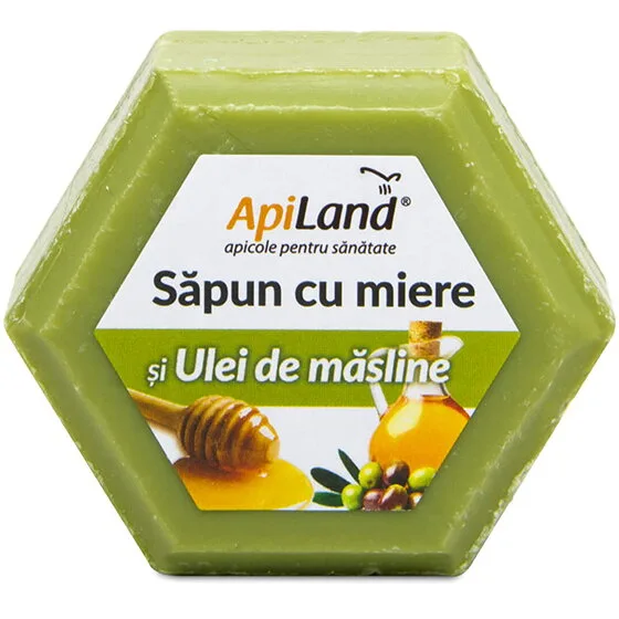 Sapun Natural cu Miere si Ulei de Masline 100g APILAND — preț și oferte