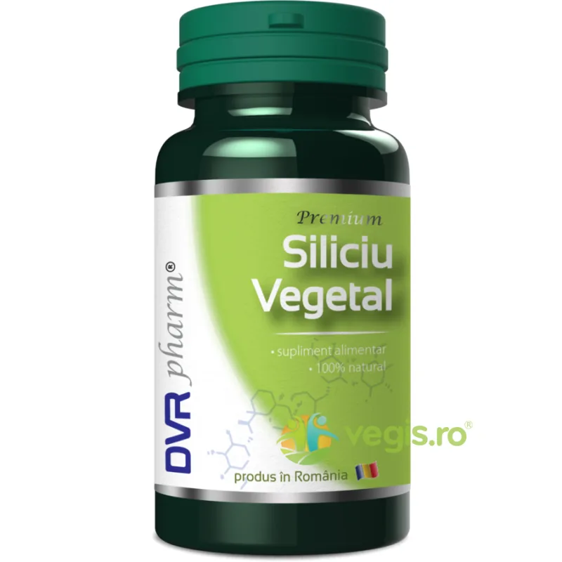 Siliciu Vegetal 60cps DVRPharm — preț și oferte