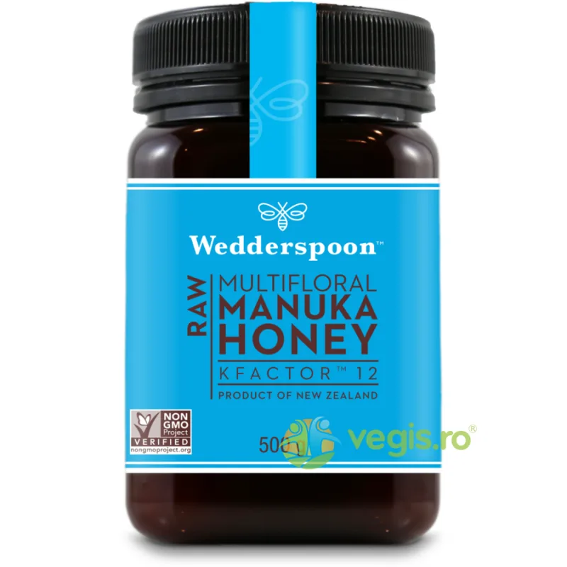 Miere De Manuka KFactor 12 RAW 100% Naturala 500g WEDDERSPOON — preț și oferte