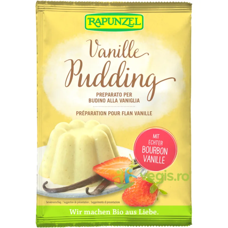 Pudra Budinca de Vanilie Ecologica/Bio 40g Rapunzel — preț și oferte