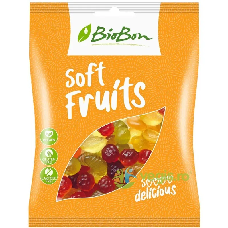 Jeleuri Cu Fructe Fara Gluten Vegane Ecologice/Bio 100g BIOBON — preț și oferte