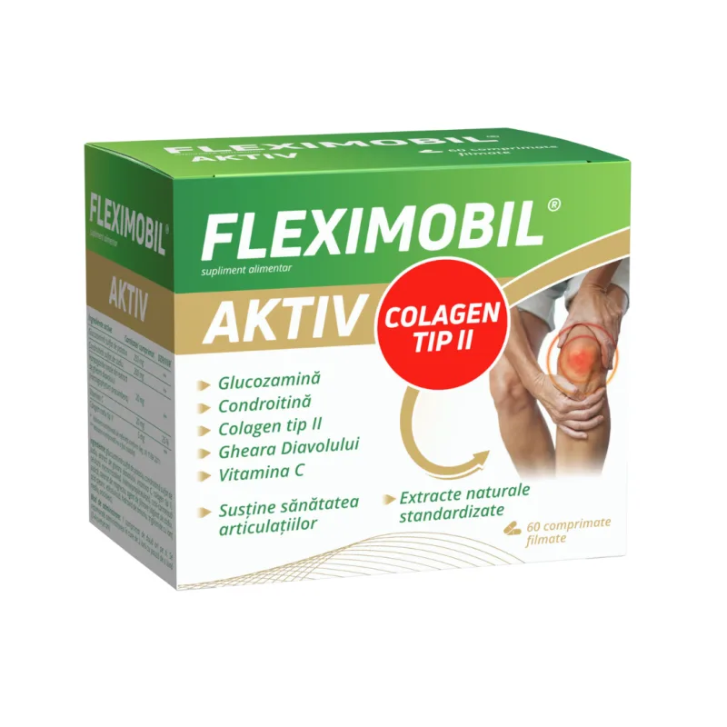 Fleximobil Aktiv, 60 comprimate filmate, Fiterman Pharma — preț și oferte
