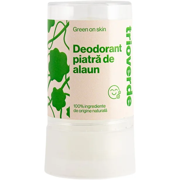 Deodorant Natural Piatra de Alaun 120g TRIO VERDE — preț și oferte