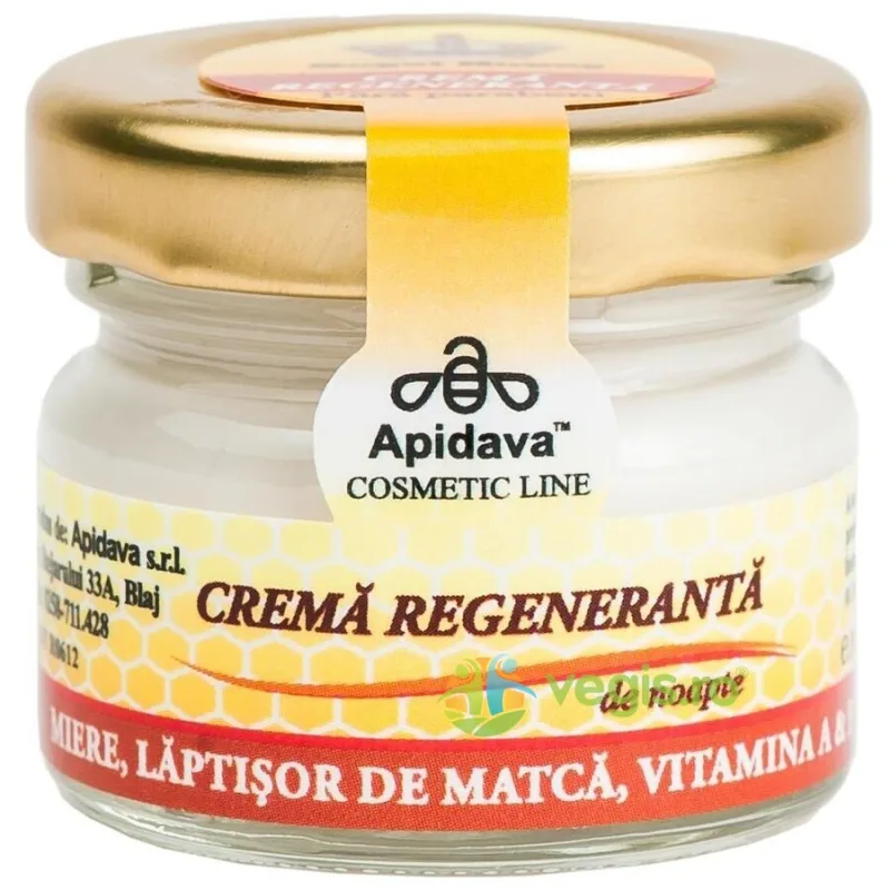 Crema Regeneranta Noapte Cu Miere, Laptisor De Matca, Vitamina A,E 30ml — preț și oferte