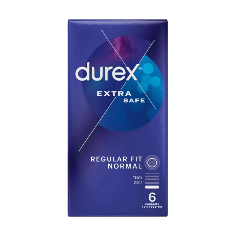 Prezervative Extra Safe, 6 bucati, Durex — preț și oferte