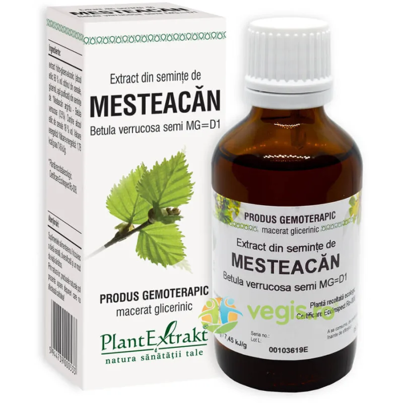 Extract din Seminte de Mesteacan 50ml PLANTEXTRAKT — preț și oferte