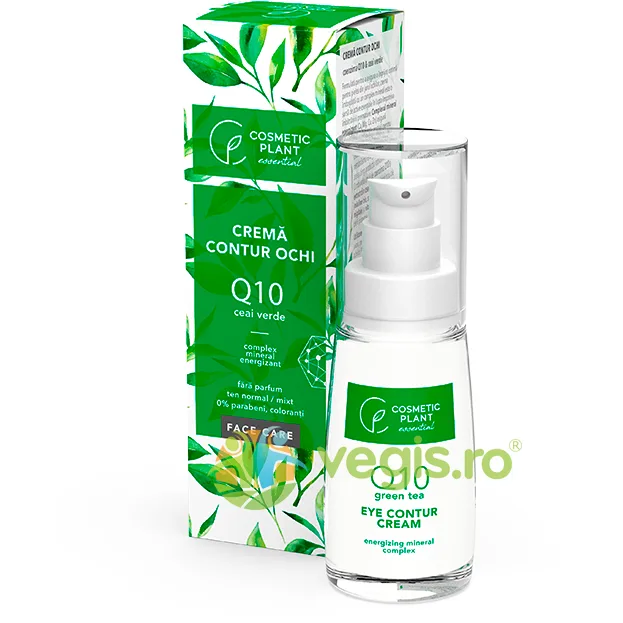 Crema Contur Ochi cu Coenzima Q10 si Ceai Verde 30ml — preț și oferte
