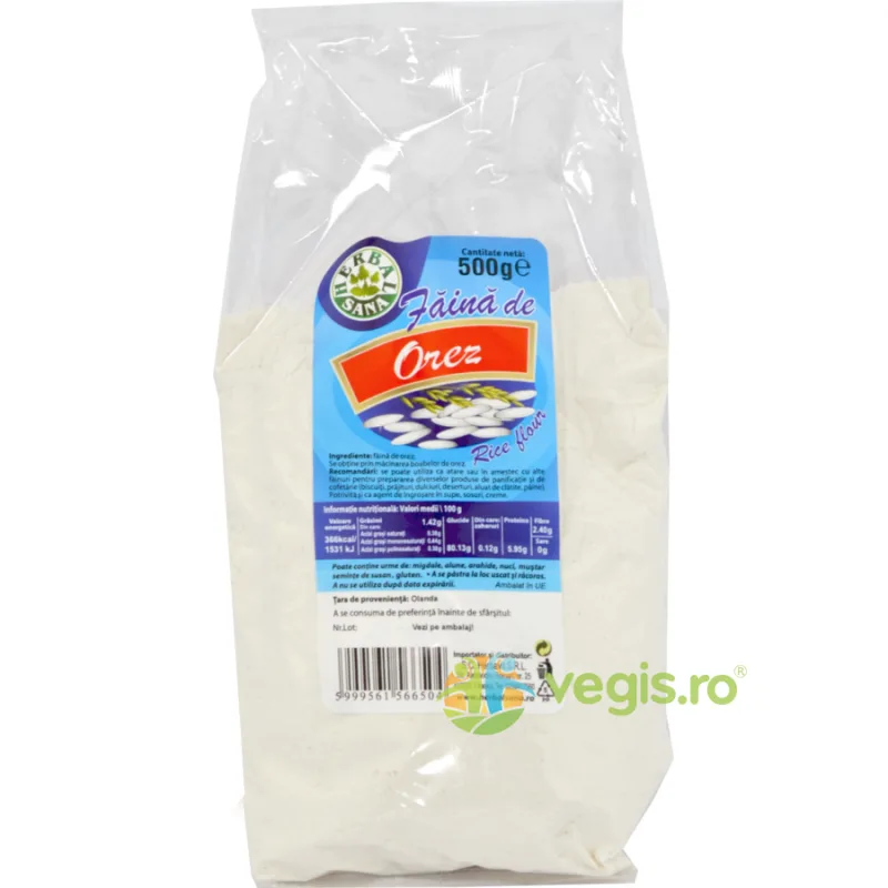 Faina De Orez 500gr Herbavit — preț și oferte