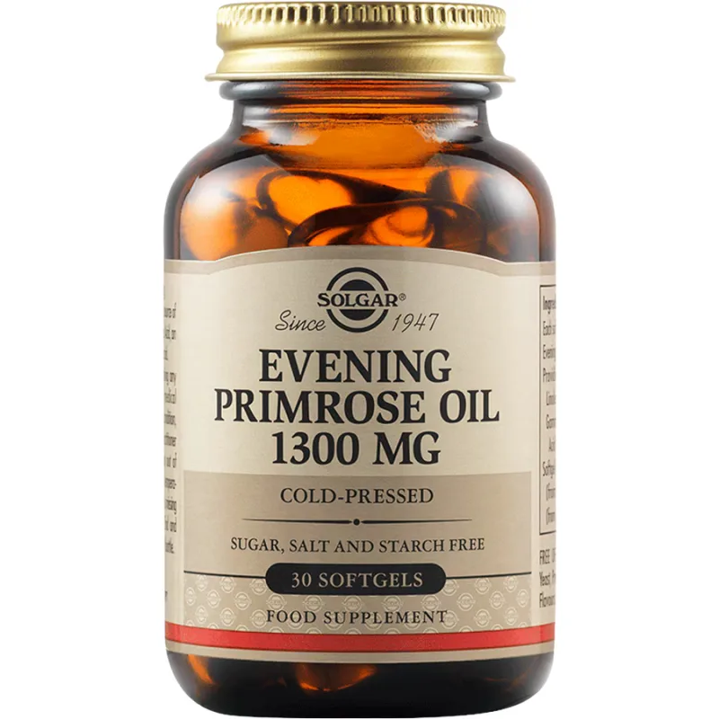 Evening Primrose Oil (Ulei de Luminita Noptii) 1300mg 30cps SOLGAR — preț și oferte