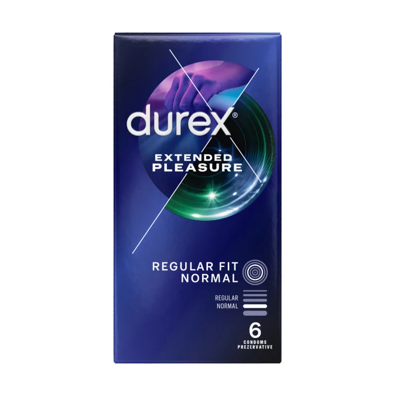 Prezervative Extend Pleasure, 6 bucati, Durex — preț și oferte