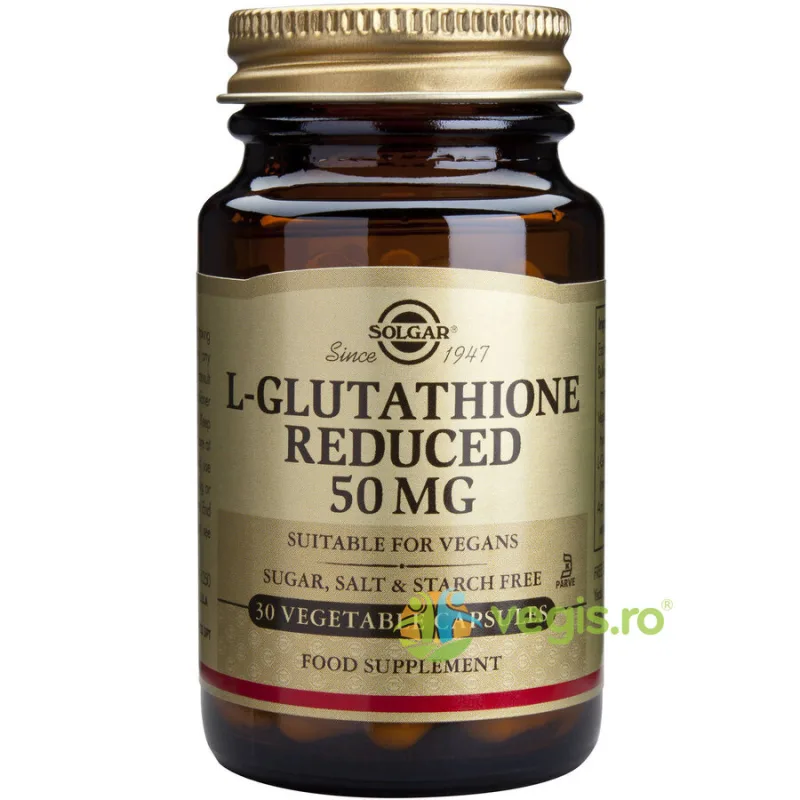 L-Glutathione (L-Glutation) 50mg 30cps SOLGAR — preț și oferte