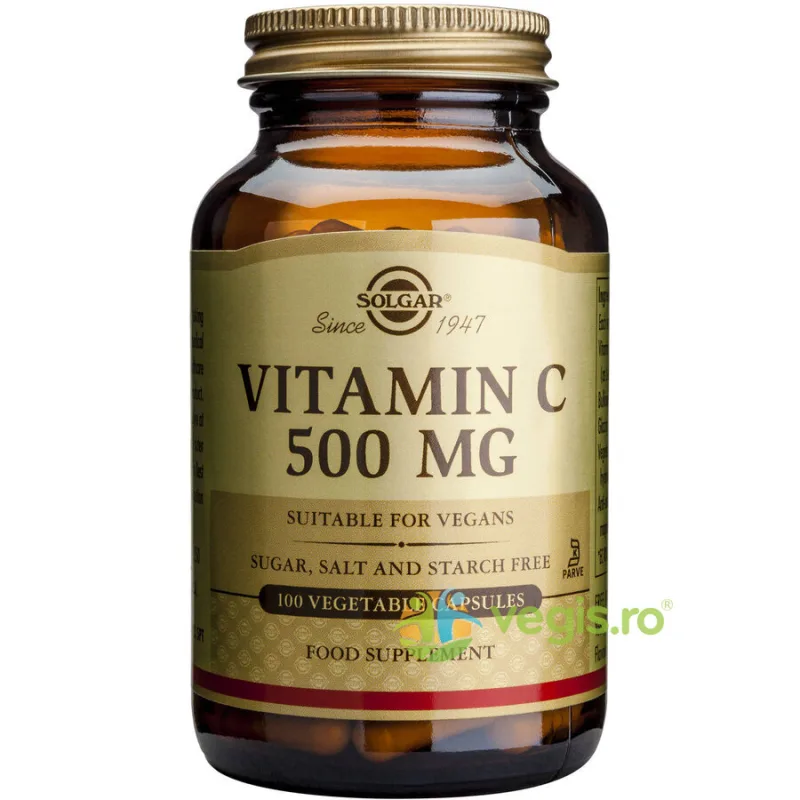 Vitamina C 500mg 100cps SOLGAR — preț și oferte
