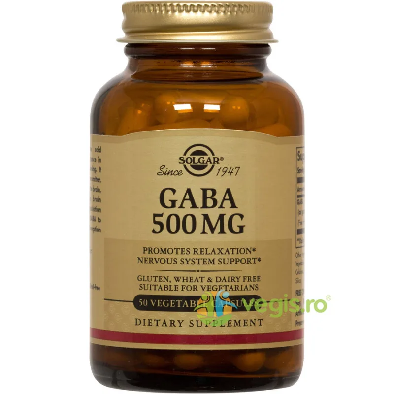 Gaba 500mg 50cps SOLGAR — preț și oferte