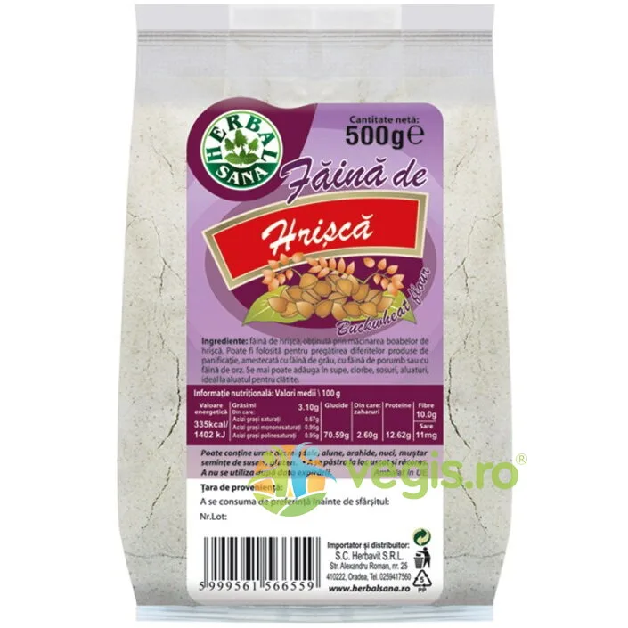 Faina de Hrisca 500g Herbavit — preț și oferte