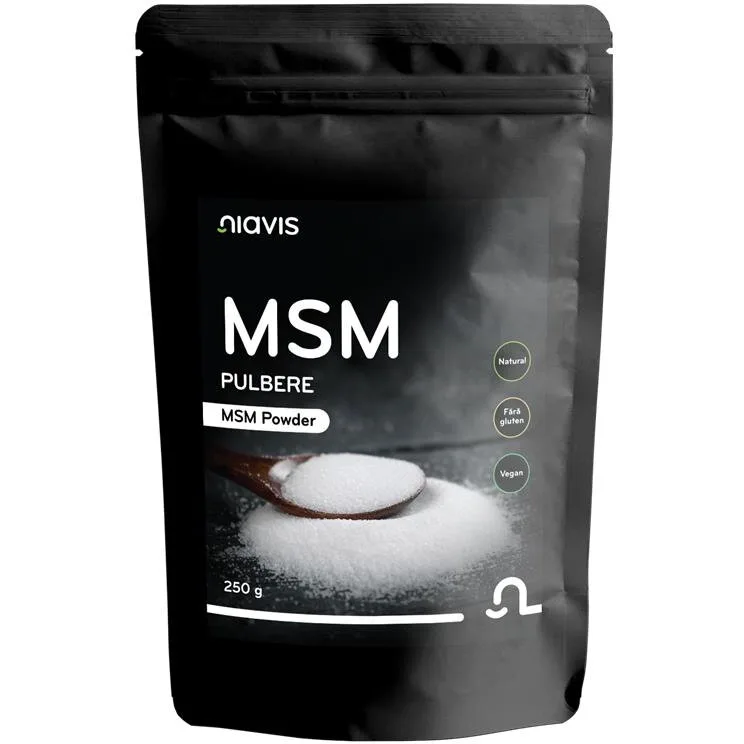 MSM Pulbere fara Gluten 250g NIAVIS — preț și oferte