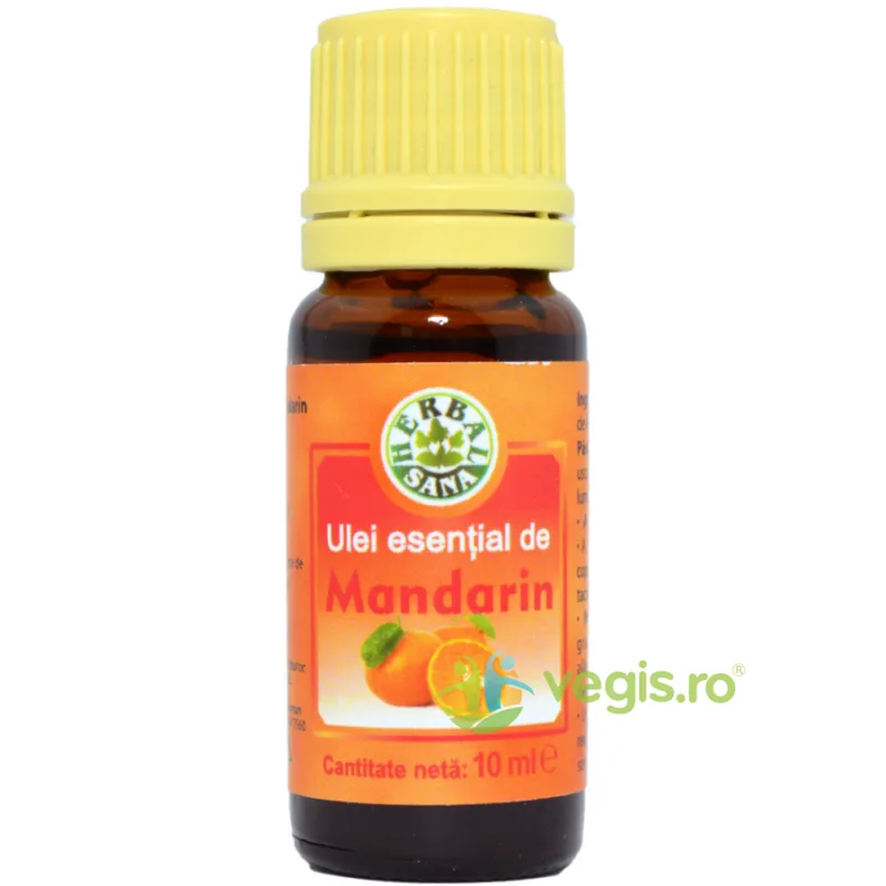 Ulei Esential Mandarin 10ml Herbavit — preț și oferte