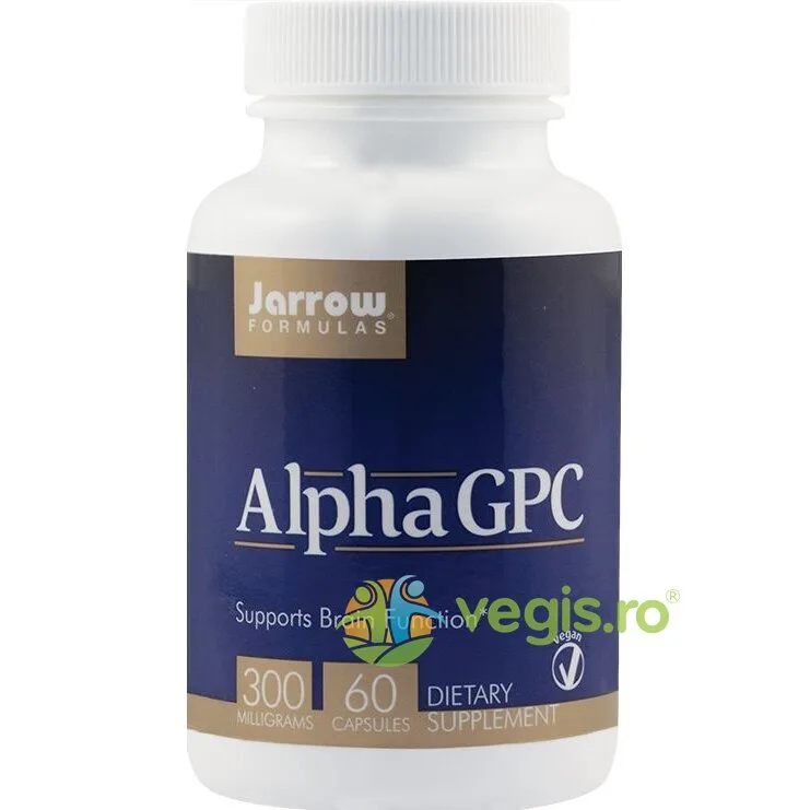 Alpha GPC 300mg 60cps Secom, Jarrow Formulas — preț și oferte