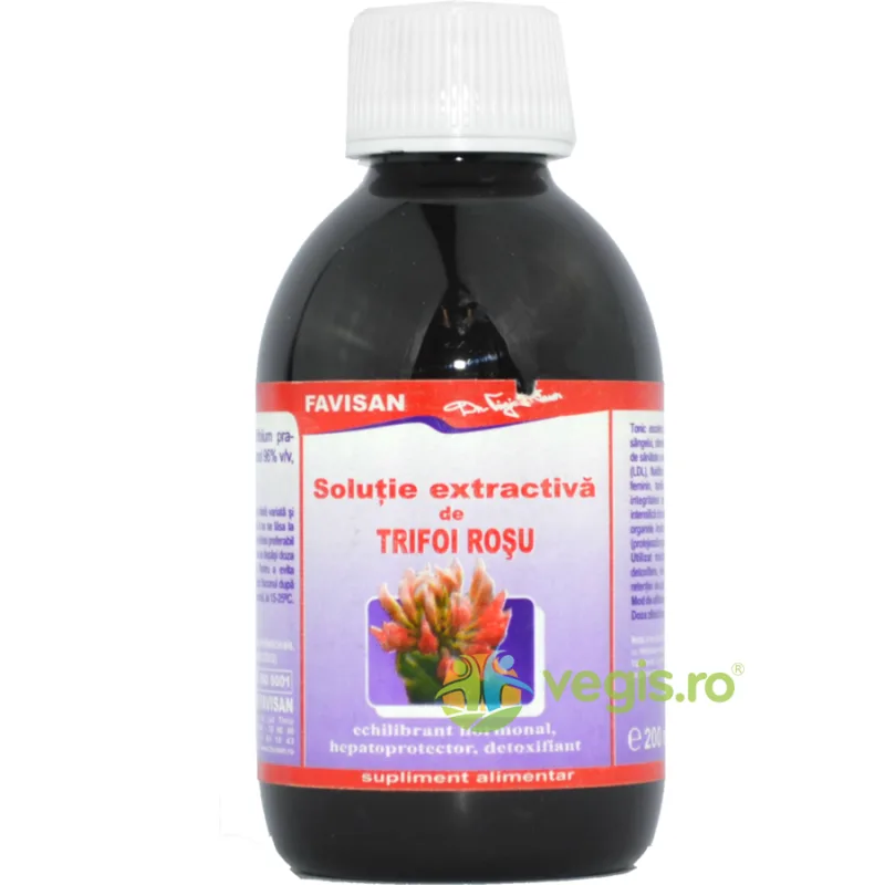 Solutie Extractiva de Trifoi Rosu 200ml Favisan — preț și oferte