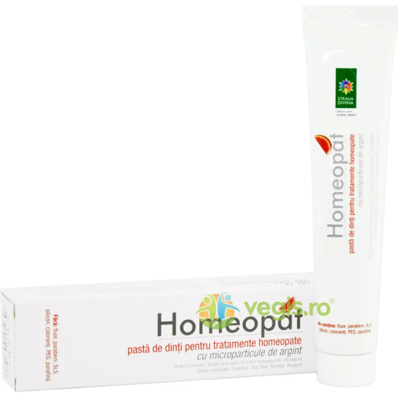 Pasta De Dinti Santoral Homeopat 100g STEAUA DIVINA — preț și oferte