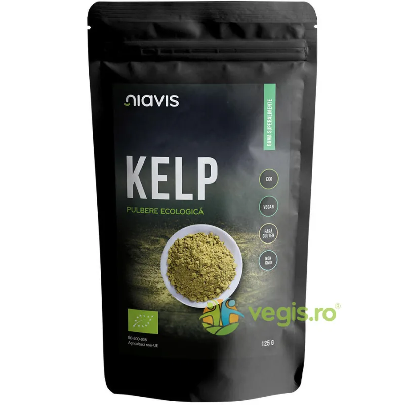 Kelp (Varec) Pulbere Ecologica/Bio 125g NIAVIS — preț și oferte