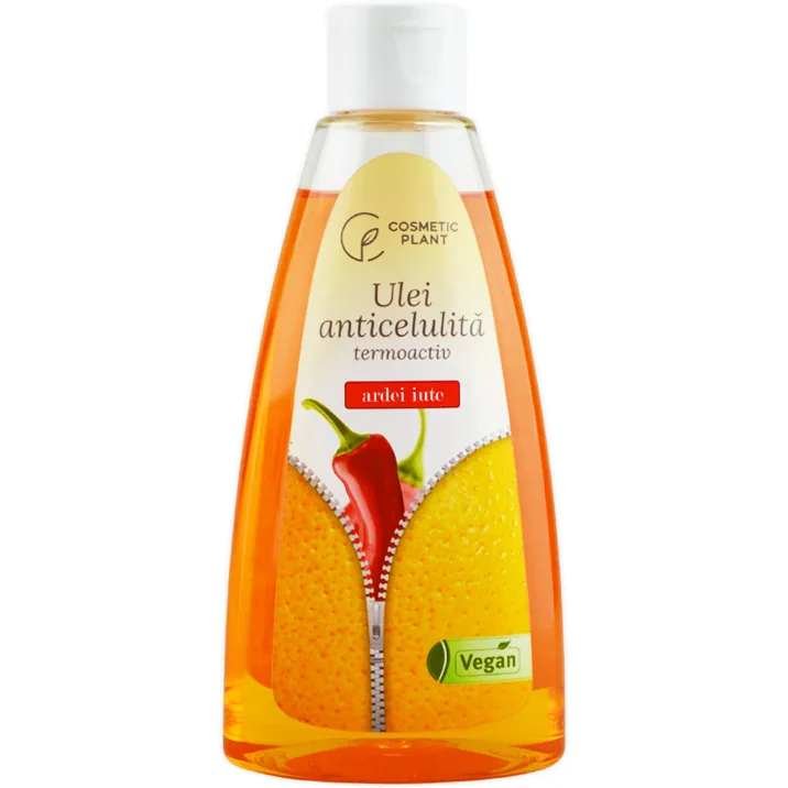 Ulei Anticelulita Termoactiv cu Ardei Iute 200ml COSMETIC PLANT — preț și oferte