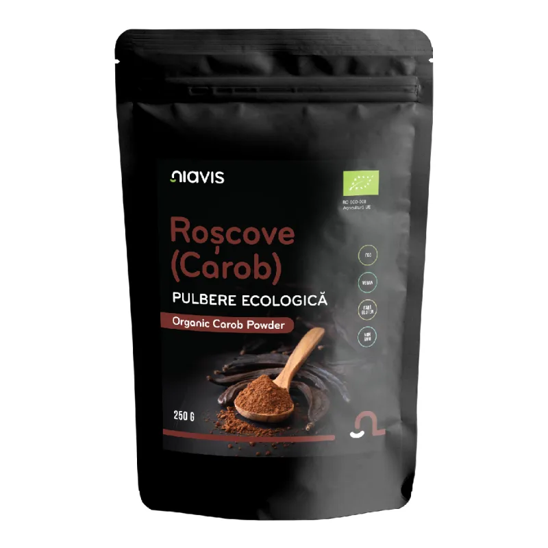 Roscove (Carob) Pulbere Ecologica BIO, 250g, Niavis — preț și oferte