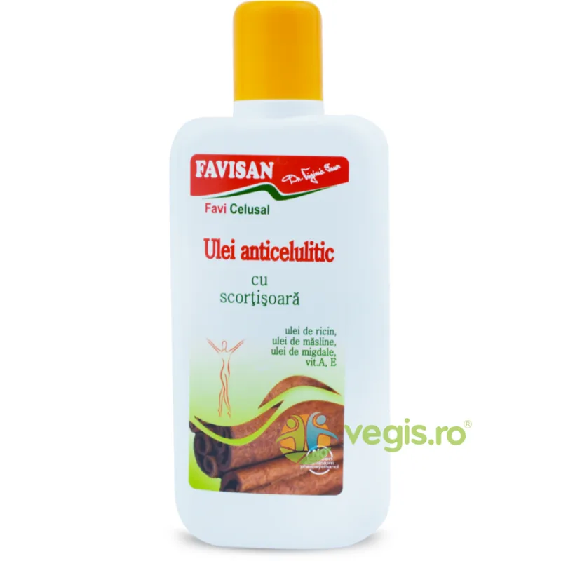 Ulei Anticelulitic cu Scortisoara Favi Celusal 125ml Favisan — preț și oferte