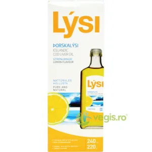 Ulei Din Ficat De Cod Cu Lamaie 240ml