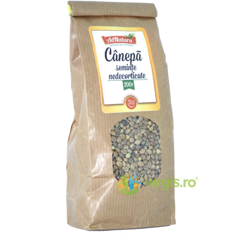 Canepa Seminte Nedecorticate 200gr ADNATURA — preț și oferte