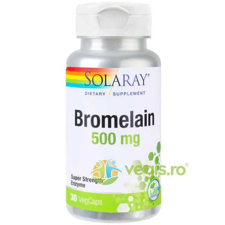 Bromelain 500mg 30cps Secom, Solaray — preț și oferte