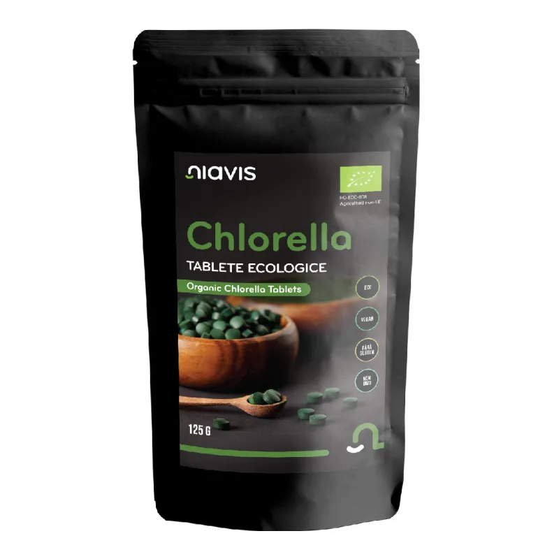 Chlorella Tablete Ecologice BIO, 125g, Niavis — preț și oferte