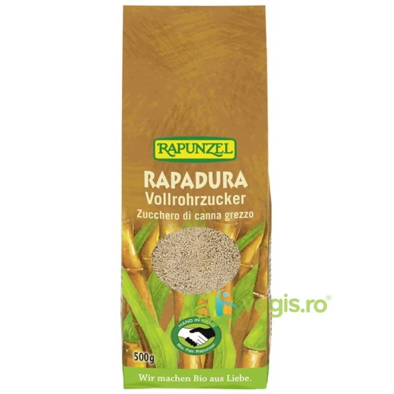 Zahar Rapadura din Trestie Integral 500g Rapunzel — preț și oferte