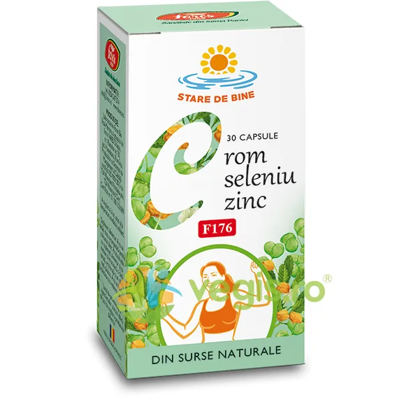 Crom + Seleniu + Zinc (F176) 30cps FARES — preț și oferte