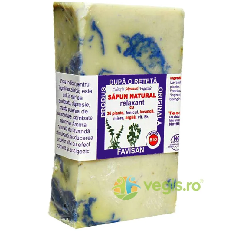 Sapun Natural Relaxant 36 De Plante 80g Favisan — preț și oferte