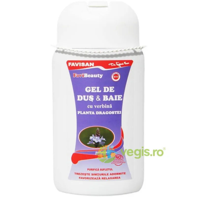 Gel de Dus si Baie cu Verbina 300ml Favisan — preț și oferte