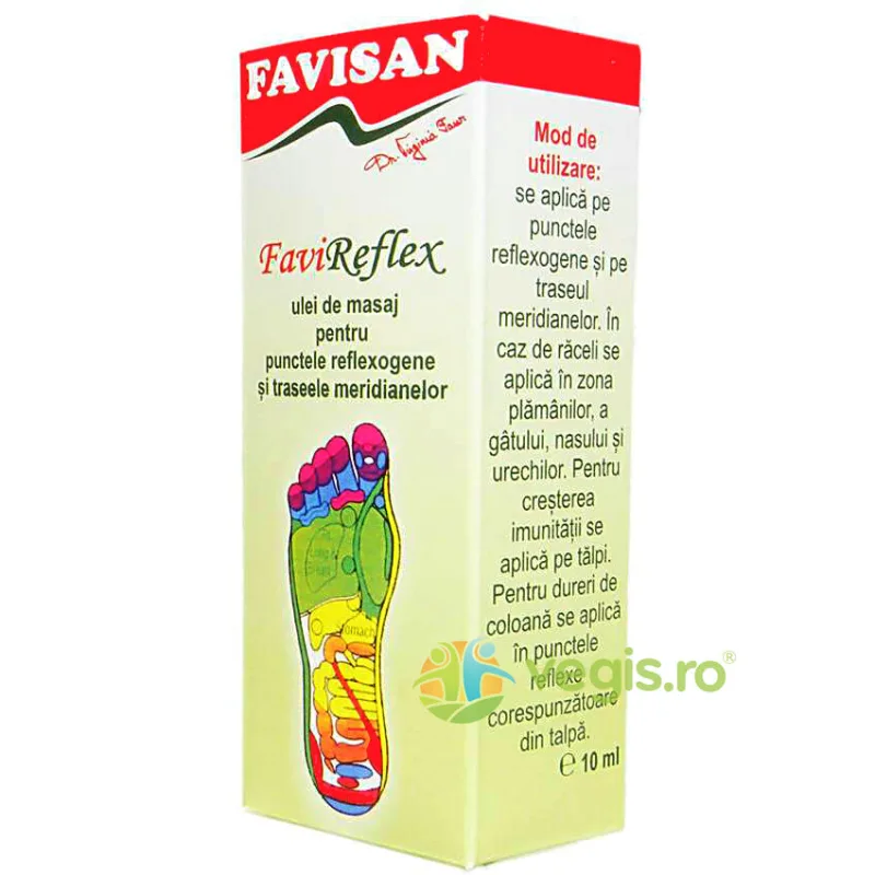 FaviReflex Ulei de Masaj 10ml Favisan — preț și oferte