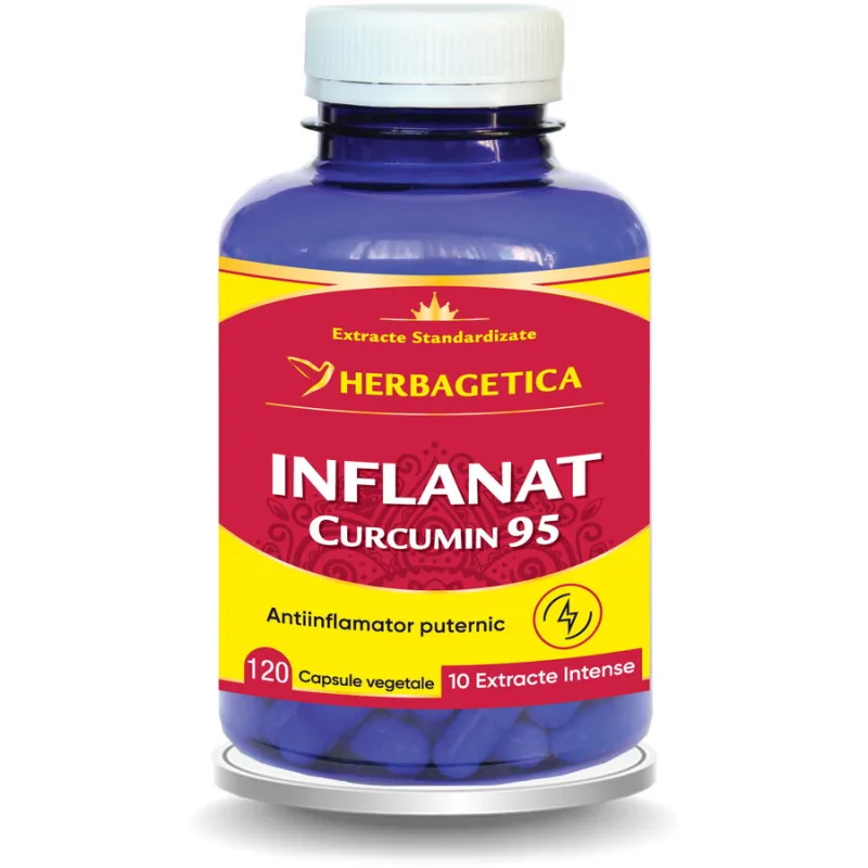 Inflanat Curcumin 95 120cps HERBAGETICA — preț și oferte