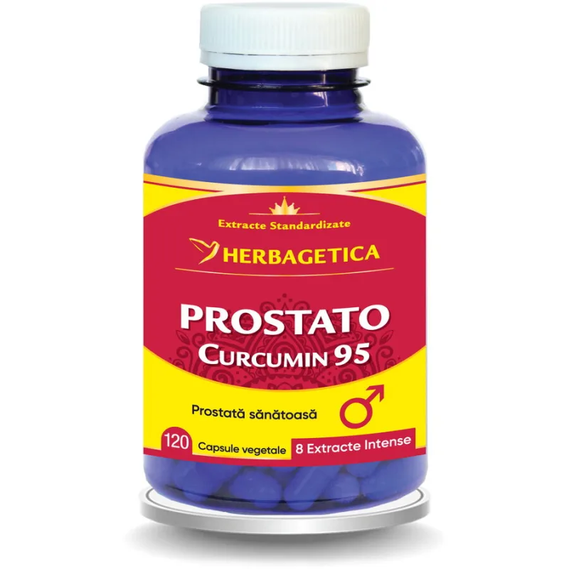 Prostato Curcumin 95 120cps HERBAGETICA — preț și oferte