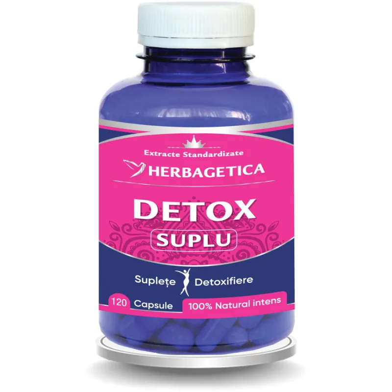 Detox Suplu 120cps HERBAGETICA — preț și oferte