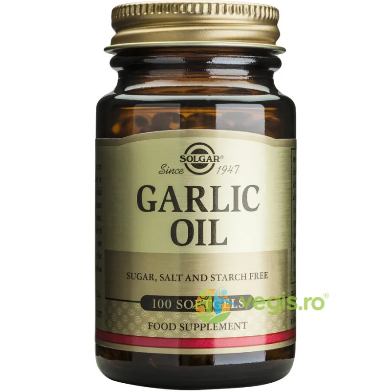 Garlic Oil 100cps moi (Ulei de usturoi) SOLGAR — preț și oferte