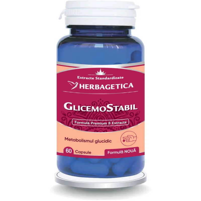 Glicemostabil 60cps HERBAGETICA — preț și oferte