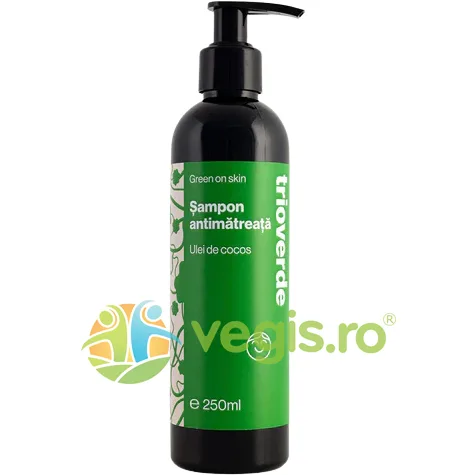 Sampon Antimatreata cu Ulei de Cocos 250ml TRIO VERDE — preț și oferte