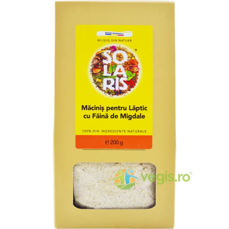 Macinis pentru Laptic cu Faina de Migdale 200g SOLARIS — preț și oferte